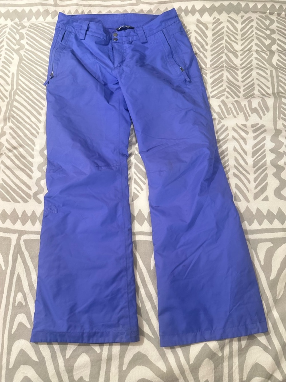 The North Face Women's Periwinkle Blue Boot-Cut Snow Pants